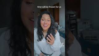 In honor of the leaves falling off🦋🥶Frozen by SabrinaClaudio ❄️💙 frozen cover [upl. by Desta]