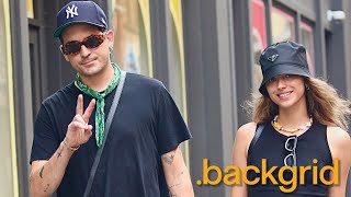 GEazy and his model girlfriend Jenaye Noah in NYC [upl. by Ellerahc]