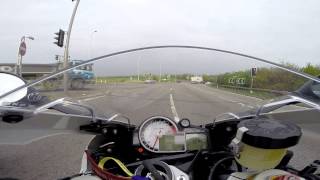 S1000RR Quick Shifter Acceleration Power Wheelie and DTC Comp [upl. by Nyliram304]