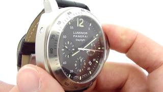 Panerai Luminor Daylight Chronograph Watch PAM250 [upl. by Elly]