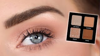 Easy Everyday Eyeshadow Tutorial Using 1 Brush  Eye Makeup for Beginners [upl. by Suiramad]