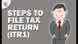 Steps to File Income Tax Return  ITR1 Form  FY 201718 amp AY 201819 [upl. by Conard]