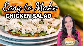 Easy Chicken Salad Recipe [upl. by Orpha]