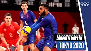 🇫🇷 🏐 Earvin NGapeth Best attacks 🔥 [upl. by Karil337]