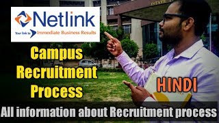 Netlink Campus Recruitment Process  HINDI [upl. by Gaudette]