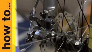 How To Adjust Mechanical Disc Brakes  Halfords UK [upl. by Lemieux]