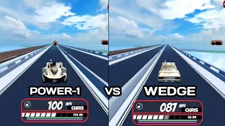 POWER1 VS WEDGE  ROBLOX JAILBREAK [upl. by Terchie]