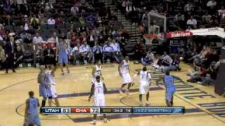 Jazz vs Bobcats NBA Highlights 12192009 [upl. by Yerkovich]