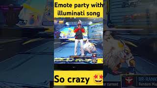 Emote party with illuminati songso crazy 😍illuminati [upl. by Apoor793]