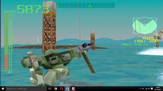 Armored Core PS1 Gameplay FR Lets Play Mission 09 [upl. by Hamil]