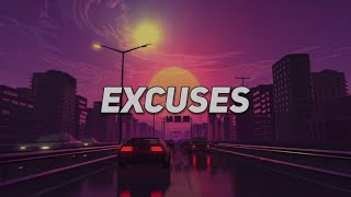 Excuses  AP Dhillon Gurinder Gill amp Intense Music Lyric Video by RMN NATÎ0N [upl. by Alodi]