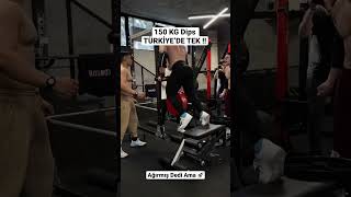 150 Kg Dips Türkiye Rekoru  Makine Talha İle Çektiğimiz Vlogun Full Halini Kanalda  beonarmy [upl. by Fayina]