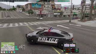 AlphaG 20 總警監遭綁架 漢堡店訂餐 副總警監撞加油站  LSPD 副警司 喬治‧道森  0907 Day28  oceanwu0605 [upl. by Joye484]