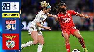 HIGHLIGHTS  Lyon vs Benfica UEFA Womens Champions League 202324 Quarterfinal Second Leg [upl. by Neeloj601]