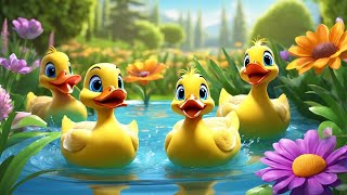 Five Little Ducks  Fun Nursery Rhyme for Kids  Educational Song for Toddlers [upl. by Kress]