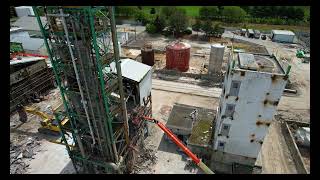 Demolition of the old Air Products plant in Paulsboro NJ No sound [upl. by Lorraine99]