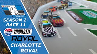 Nascar Stop Motion  SCS Season 2 PLAYOFFS Race 11 at the Charlotte ROVAL Bank of America Roval 450 [upl. by Boony]