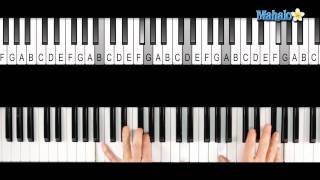 How to Play a G Major 7 Gmaj7 Chord on Piano [upl. by Fuhrman]