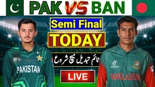 ICC U19 World Cup 2024 Super Six  Pakistan U19 Vs Bangladesh U19 Match Time Changed Pak U19 Vs Ban [upl. by Idnod]