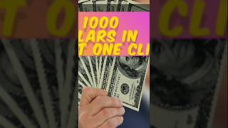 GET 1000 DOLLARS IN JUST ONE CLICK [upl. by Nahsrad]