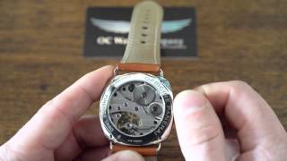 How To Wind a Manual Wind Panerai Radiomir PAM183 Manual Wind Watch [upl. by Karlik]