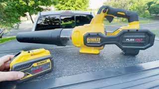 DeWalt 60v MAX FLEXVOLT Blower Review  Beast Mode [upl. by Jeuz]