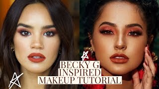 BECKY G SALVAJE MAKEUP TUTORIAL  DACEY CASH [upl. by Adyol]