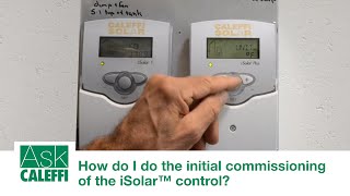 How do I do the initial commissioning of the iSolar™ control [upl. by Noraf207]