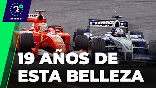 Montoya vs Schumacher Un sobrepaso para la historia [upl. by Imogen]