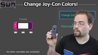 Change Nintendo Switch JoyCon Colors Through Software [upl. by Dorthea]