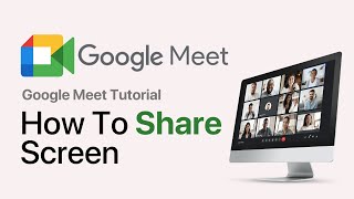 How To Share Screen On Google Meet 2024 UPDATE [upl. by Tadeo459]