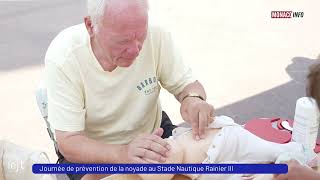 Journée de prévention de la noyade au Stade Nautique Rainier III [upl. by Gasper]