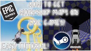 NEW How To Get Workshop Maps On Epic Games Rocket League Easy Tutorial January 2021 [upl. by Nueovas]