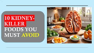 10 KIDNEY KILLER FOODS YOU MUST AVOID [upl. by Tenay508]