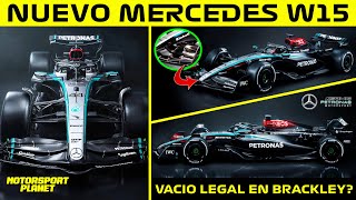 🚨NUEVO y REVOLUCIONARIO MERCEDES W15 🔥 VACIO LEGAL 🤔 VUELVE el PLATEADO ✅ ANALISIS y DETALLES [upl. by Hsilgne]