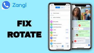 How To Fix And Solve Rotate On Zangi App  Final Solution [upl. by Wolfie]