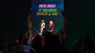 NICKI MINAJ FT SKILLIBENG  CROCODILE 🐊 TEETH  LIVE PERFORMANCE [upl. by Kiley]