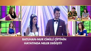 Kısmetse Olurun evlenen çifti Batuhan ve Nur Cimilli şimdi ne yapıyor Müge ve Gülşenle 2 Sayfa [upl. by Mills]