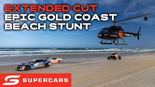 Epic Boost Mobile Gold Coast 500 Beach Stunt Extended Cut  2024 Repco Supercars Championship [upl. by Ahnavas]