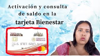 Como activar y consultar el saldo en la tarjeta Bienestar [upl. by Tlevesor]