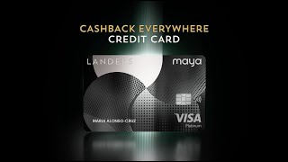 Get your Cashback Everywhere Credit Card by Maya today [upl. by Zampino450]