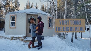 The big reveal Inside Yurt Tour recap at the end subscribe so you don’t miss any videos [upl. by Asseret]