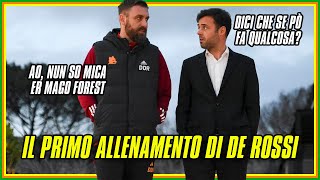 IL PRIMO ALLENAMENTO COATTO DI DANIELE DE ROSSI ALLA ROMA [upl. by Hussey]