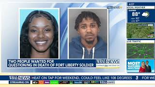 2 People Wanted for Question in Death of Ft Liberty Soldier [upl. by Erida]