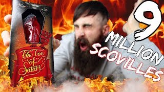 THE HOTTEST LOLLIPOP IN THE WORLD  9 MILLION SCOVILLES  THE TOE OF SATAN  BeardMeatsFood [upl. by Deppy]