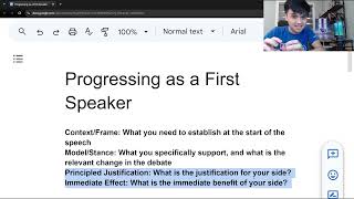 Progressing as a First Speaker [upl. by Zedecrem]