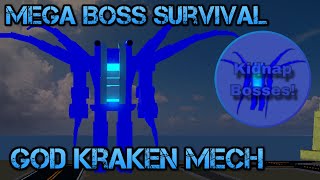 How to get God Kraken Mech in Mega Boss Survival Roblox [upl. by Haila]