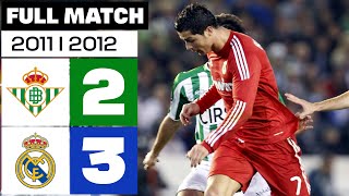 Real Betis  Real Madrid 23 LALIGA 20112012 FULL MATCH [upl. by Nalak]