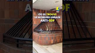 Où se trouve le mobilier urbain antisdf  shorts [upl. by Peltier]