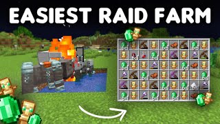 How To Make An EASY Raid Farm In Minecraft 121 Tutorial NO VEXES [upl. by Solracsiul]